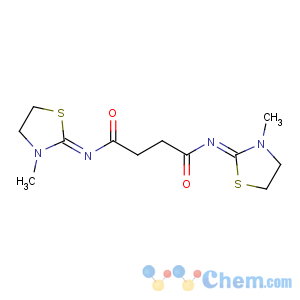 CAS No:65400-75-1 N,N'-bis[(2Z)-3-methyl-1,3-thiazolidin-2-ylidene]butanediamide
