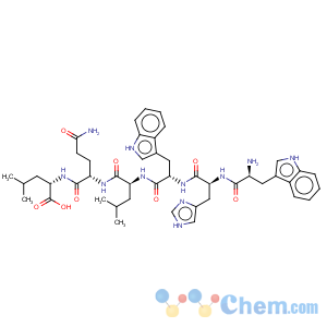 CAS No:65418-88-4 L-Leucine,L-tryptophyl-L-histidyl-L-tryptophyl-L-leucyl-L-glutaminyl-