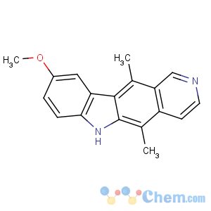 CAS No:65423-83-8 9-methoxy-5,11-dimethyl-6H-pyrido[4,3-b]carbazole