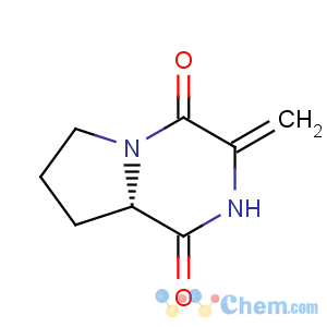 CAS No:65519-42-8 pyrrolo[1,2-a]pyrazine-1,4-dione, hexahydro-3-methylene-, (s)- (9ci)