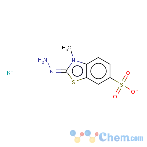 CAS No:65540-57-0 6-Benzothiazolesulfonicacid, 2-hydrazinylidene-2,3-dihydro-3-methyl-, potassium salt (1:1)