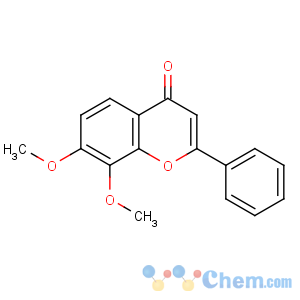 CAS No:65548-54-1 7,8-dimethoxy-2-phenylchromen-4-one