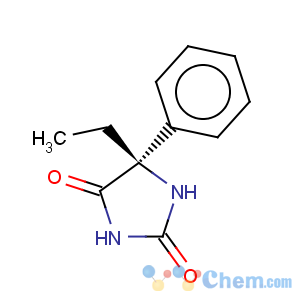 CAS No:65567-34-2 2,4-Imidazolidinedione,5-ethyl-5-phenyl-, (5S)-