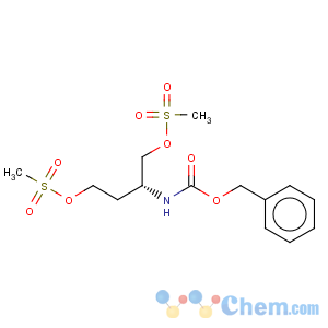 CAS No:655785-24-3 Carbamicacid, [(1R)-3-[(methylsulfonyl)oxy]-1-[[(methylsulfonyl)oxy]methyl]propyl]-,phenylmethyl ester (9CI)