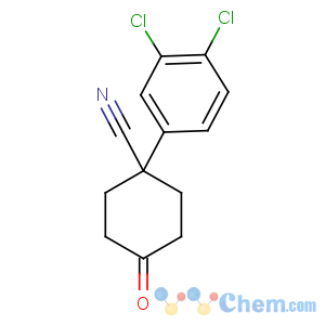 CAS No:65619-30-9 1-(3,4-dichlorophenyl)-4-oxocyclohexane-1-carbonitrile