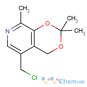 CAS No:6562-92-1 5-(Chloromethyl)-2,2,8-trimethyl-4H-[1,3]dioxino[4,5-c]pyridine