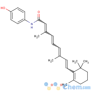 CAS No:65646-68-6 (2E,4E,6E,8E)-N-(4-hydroxyphenyl)-3,7-dimethyl-9-(2,6,<br />6-trimethylcyclohexen-1-yl)nona-2,4,6,8-tetraenamide