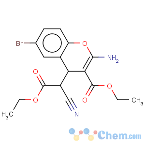 CAS No:65673-63-4 Ethyl 2-amino-6-bromo-4-(1-cyano-2-ethoxy-2-oxoethyl)-4H-chromene-3-carboxylate