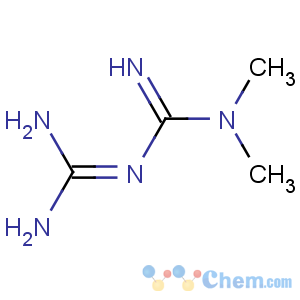 CAS No:657-24-9 3-(diaminomethylidene)-1,1-dimethylguanidine