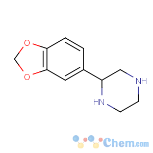 CAS No:65709-24-2 2-(1,3-benzodioxol-5-yl)piperazine