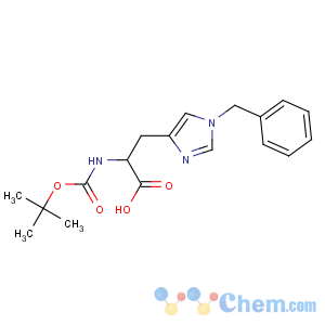 CAS No:65717-64-8 (2R)-3-(1-benzylimidazol-4-yl)-2-[(2-methylpropan-2-yl)oxycarbonylamino]<br />propanoic acid