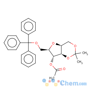 CAS No:65729-83-1 D-Glucitol,2,5-anhydro-1,3-O-(1-methylethylidene)-6-O-(triphenylmethyl)-, acetate (9CI)