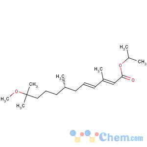 CAS No:65733-16-6 2,4-Dodecadienoic acid,11-methoxy-3,7,11-trimethyl-, 1-methylethyl ester, (2E,4E,7S)-
