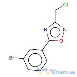 CAS No:657423-61-5 5-(3-bromophenyl)-3-(chloromethyl)-1,2,4-oxadiazole