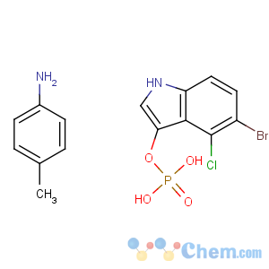 CAS No:6578-06-9 (5-bromo-4-chloro-1H-indol-3-yl) dihydrogen phosphate