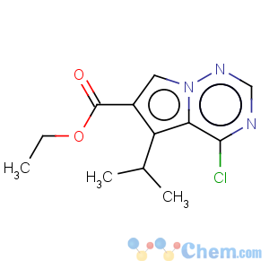 CAS No:658084-80-1 ethyl 4-chloro-5-isopropylpyrrolo[2,1-f][1,2,4]triazine-6-carboxylate