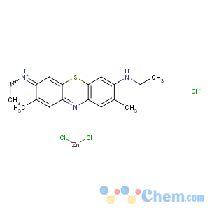 CAS No:6586-05-6 3,7-Bis(ethylamino)-2,8-dimethylphenothiazin-5-ium chloride, compound with zinc chloride