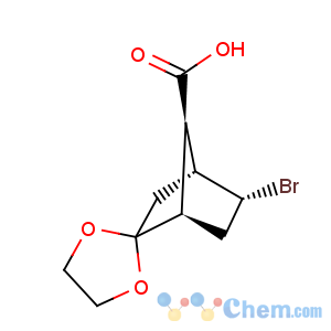 CAS No:65877-98-7 Spiro[bicyclo[2.2.1]heptane-2,2'-[1,3]dioxolane]-7-carboxylic acid, 5-bromo-