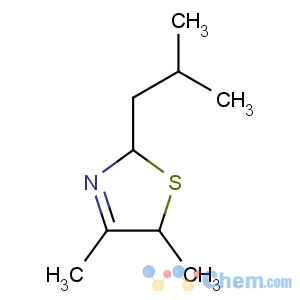 CAS No:65894-83-9 4,5-dimethyl-2-(2-methylpropyl)-2,5-dihydro-1,3-thiazole