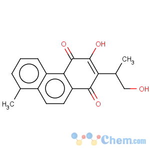 CAS No:65907-75-7 2-(1-methyl-2-hydroxyethyl)-3-hydroxy-8-methylphenanthrene-1,4-dione
