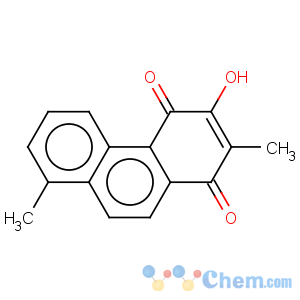 CAS No:65907-77-9 1,4-Phenanthrenedione,3-hydroxy-2,8-dimethyl-