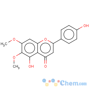 CAS No:6601-62-3 5-hydroxy-2-(4-hydroxyphenyl)-6,7-dimethoxy-chromen-4-one