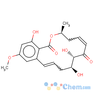 CAS No:66018-38-0 (2Z,5S,6S,8Z,11S)-5,6,15-trihydroxy-17-methoxy-11-methyl-12-oxabicyclo[12.4.0]octadeca-1(14),2,8,15,17-pentaene-7,13-dione