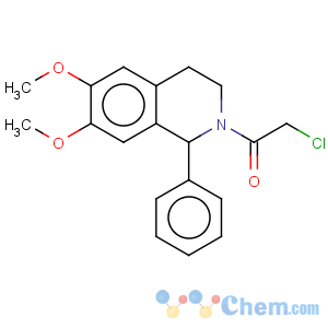 CAS No:66040-35-5 2-Chloro-1-(6,7-dimethoxy-1-phenyl-3,4-dihydro-1H-isoquinolin-2-yl)-ethanone