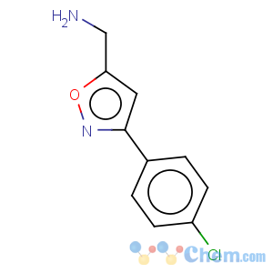CAS No:66046-42-2 [3-(4-chlorophenyl)-5-isoxazolyl]methanamine