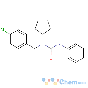 CAS No:66063-05-6 1-[(4-chlorophenyl)methyl]-1-cyclopentyl-3-phenylurea