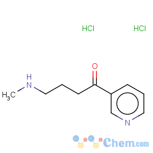 CAS No:66093-90-1 4-(methylamino)-1-(3-pyridyl)-1-butanone dihydrochloride