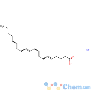 CAS No:6610-25-9 5,8,11,14-Eicosatetraenoicacid, sodium salt (1:1), (5Z,8Z,11Z,14Z)-