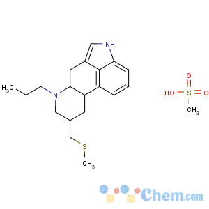 CAS No:66104-23-2 (6aR,9R,10aR)-9-(methylsulfanylmethyl)-7-propyl-6,6a,8,9,10,<br />10a-hexahydro-4H-indolo[4,3-fg]quinoline