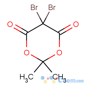 CAS No:66131-14-4 5,5-dibromo-2,2-dimethyl-1,3-dioxane-4,6-dione