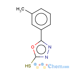 CAS No:66147-19-1 5-(3-methylphenyl)-1,3,4-oxadiazole-2-thiol