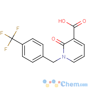 CAS No:66158-46-1 2-oxo-1-[[4-(trifluoromethyl)phenyl]methyl]pyridine-3-carboxylic acid