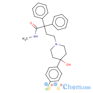 CAS No:66164-07-6 1-Piperidinebutanamide,4-(4-chlorophenyl)-4-hydroxy-N-methyl-a,a-diphenyl-