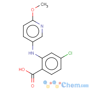 CAS No:6626-07-9 Benzoic acid,4-chloro-2-[(6-methoxy-3-pyridinyl)amino]-