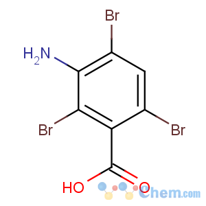 CAS No:6628-84-8 Benzoicacid, 3-amino-2,4,6-tribromo-