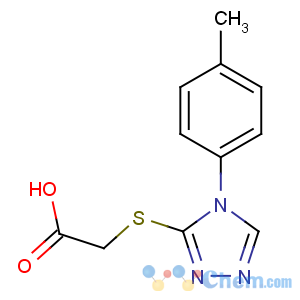 CAS No:66297-64-1 2-[[4-(4-methylphenyl)-1,2,4-triazol-3-yl]sulfanyl]acetic acid