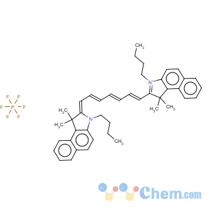 CAS No:663161-10-2 4,5:4',5'-Dibenzo-1,1'-dibutyl-3,3,3',3'-tetramethylindatricarbocyanine hexafluorophosphate