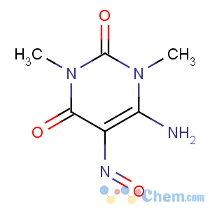 CAS No:6632-68-4 6-amino-1,3-dimethyl-5-nitrosopyrimidine-2,4-dione