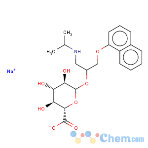 CAS No:66322-66-5 propranolol glucuronide sodium salt