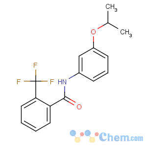 CAS No:66332-96-5 N-(3-propan-2-yloxyphenyl)-2-(trifluoromethyl)benzamide