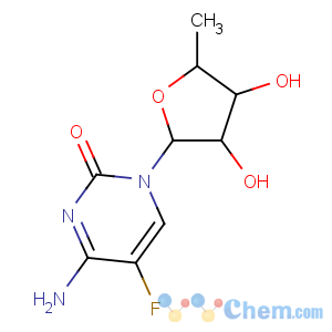 CAS No:66335-38-4 4-amino-1-[(2R,3R,4S,5R)-3,<br />4-dihydroxy-5-methyloxolan-2-yl]-5-fluoropyrimidin-2-one