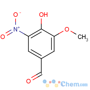 CAS No:6635-20-7 4-hydroxy-3-methoxy-5-nitrobenzaldehyde