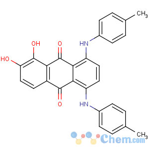 CAS No:6636-38-0 9,10-Anthracenedione,1,2-dihydroxy-5,8-bis[(4-methylphenyl)amino]-