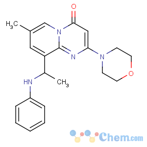 CAS No:663619-89-4 9-(1-anilinoethyl)-7-methyl-2-morpholin-4-ylpyrido[1,2-a]pyrimidin-4-one