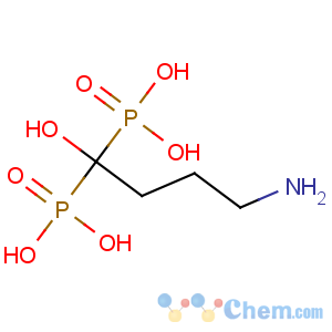 CAS No:66376-36-1 (4-amino-1-hydroxy-1-phosphonobutyl)phosphonic acid