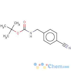 CAS No:66389-80-8 Carbamic acid,N-[(4-cyanophenyl)methyl]-, 1,1-dimethylethyl ester